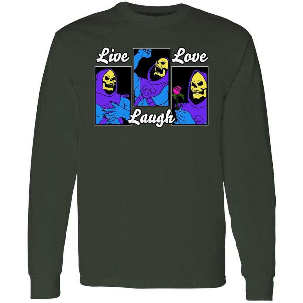 Long Sleeve T-Shirt - QT656U3Q - Forest Green - 4