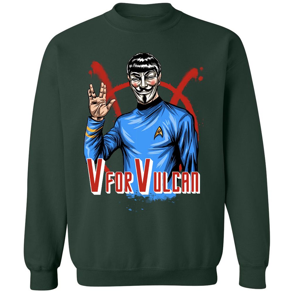Classic Unisex Sweatshirt - VYSTSRLR - Forest Green - 4