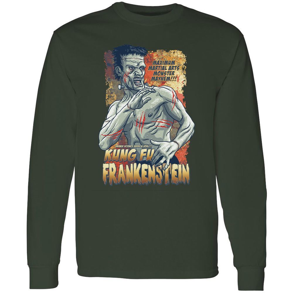 Long Sleeve T-Shirt - S6BVVPSR - Forest Green - 4