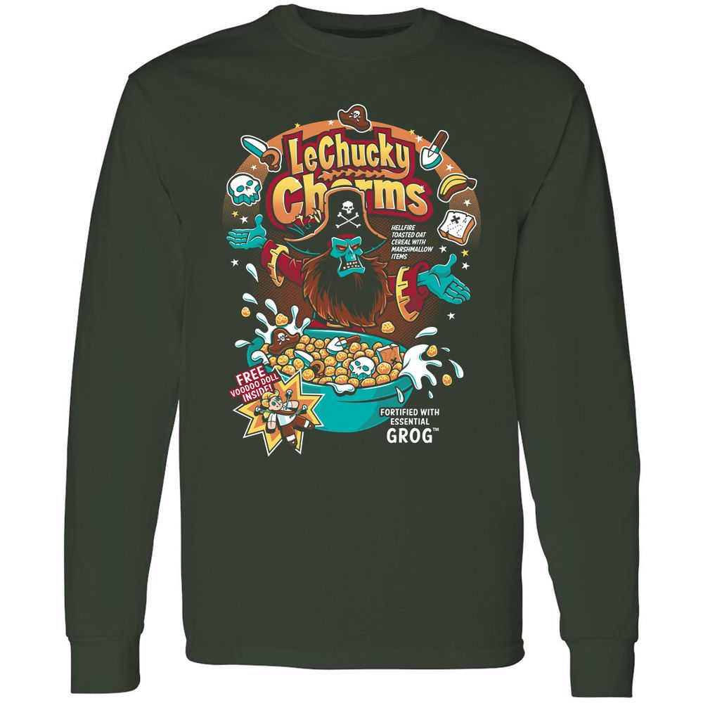Long Sleeve T-Shirt - F8QSKV5Z - Forest Green - 4