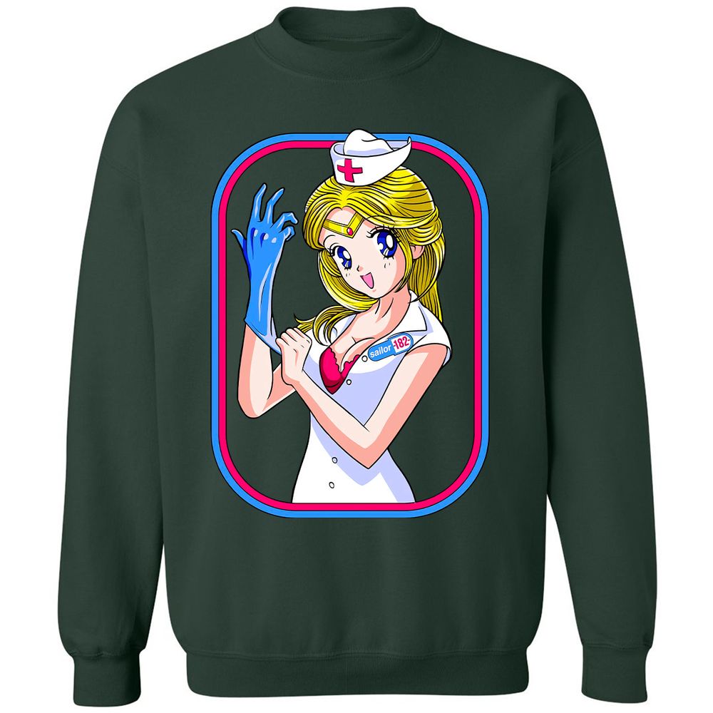 Classic Unisex Sweatshirt - YGB5FL96 - Forest Green - 4