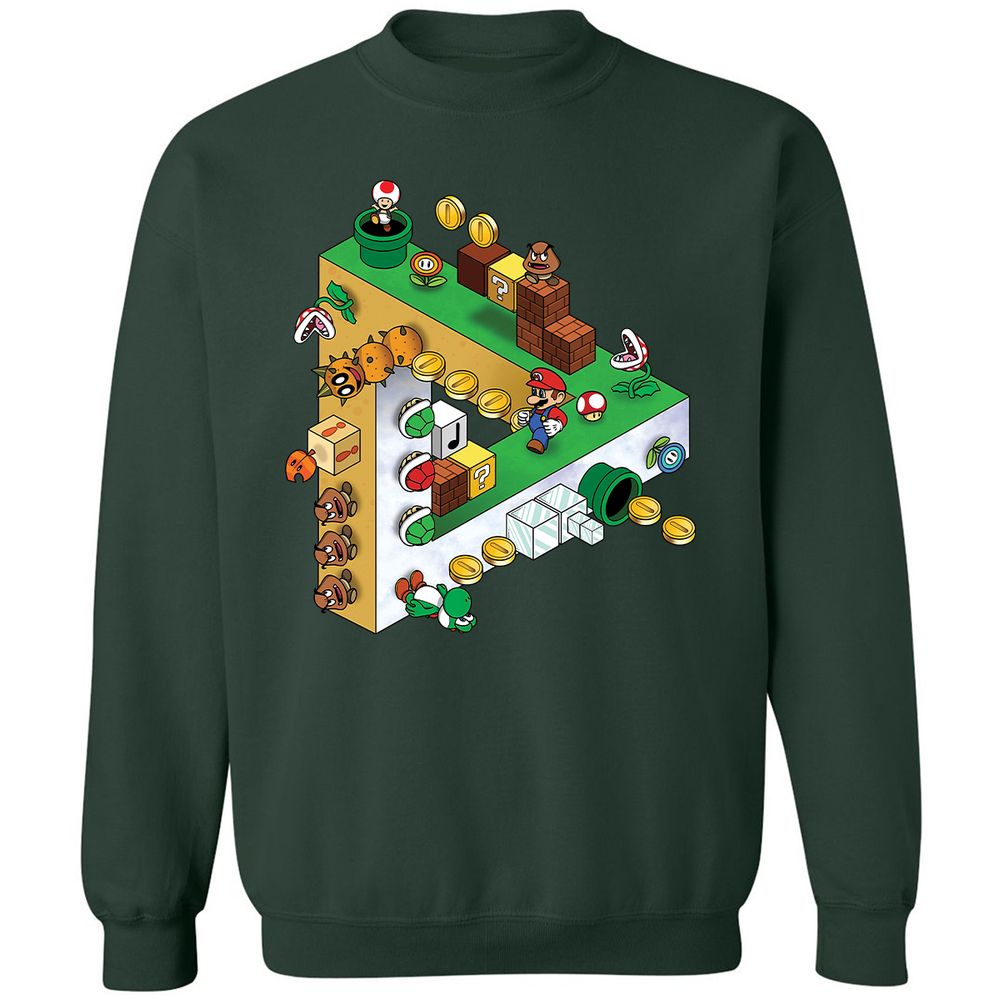 Classic Unisex Sweatshirt - SJVGZ3X7 - Forest Green - 4
