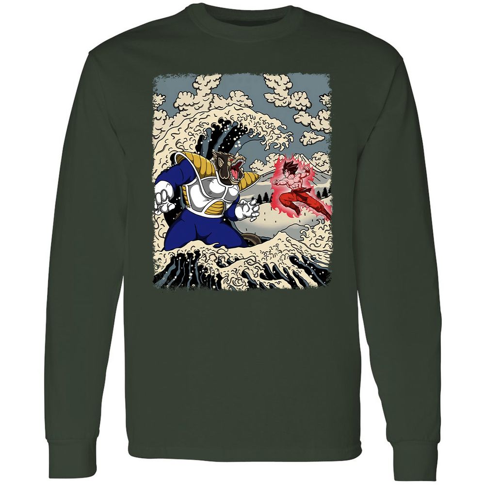 Long Sleeve T-Shirt - UL6RBQL5 - Forest Green - 4