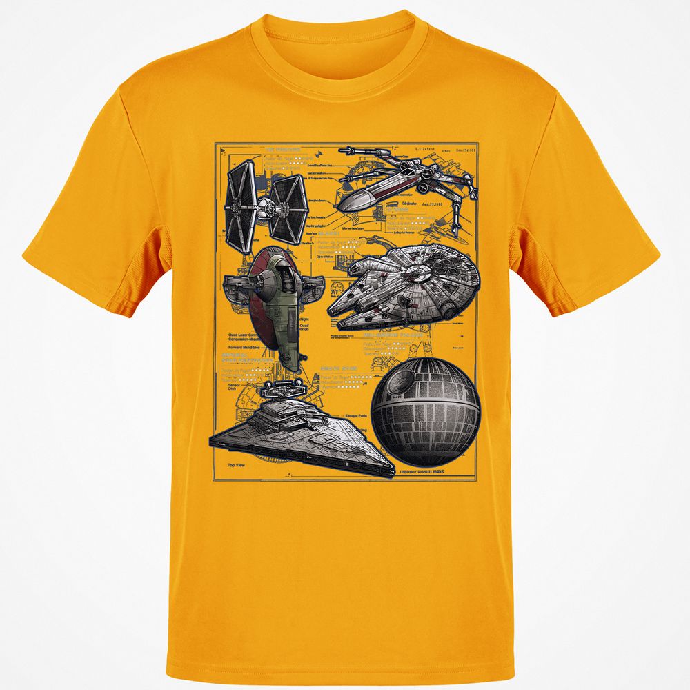 Classic Unisex T-Shirt - HCP2XQNW - Gold - 4