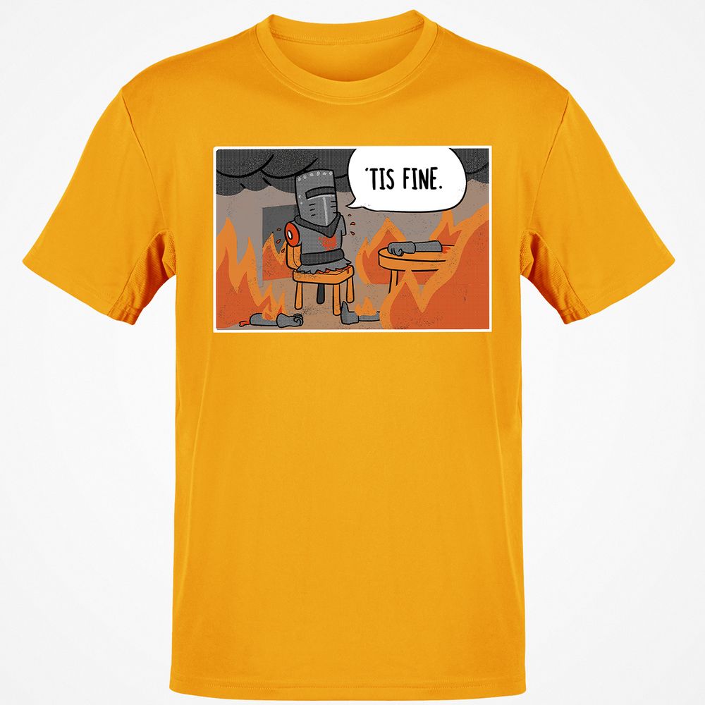 Classic Unisex T-Shirt - YGNDQZ6D - Gold - 4