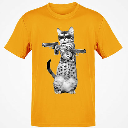 Classic Unisex T-Shirt - 9JUFY3RQ - Gold - 4