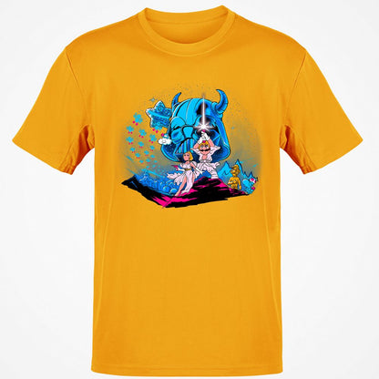 Classic Unisex T-Shirt - WVGK8N2M - Gold - 4