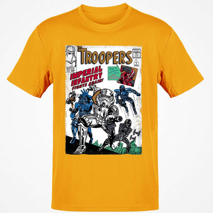 Classic Unisex T-Shirt - U73YU5F9 - Gold - 4