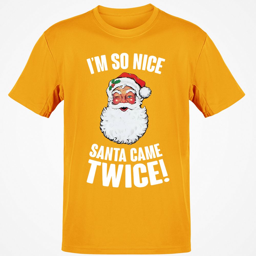 I'm So Nice Santa Came Twice! - Gold - 4