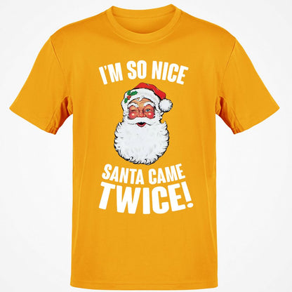 I'm So Nice Santa Came Twice! - Gold - 4
