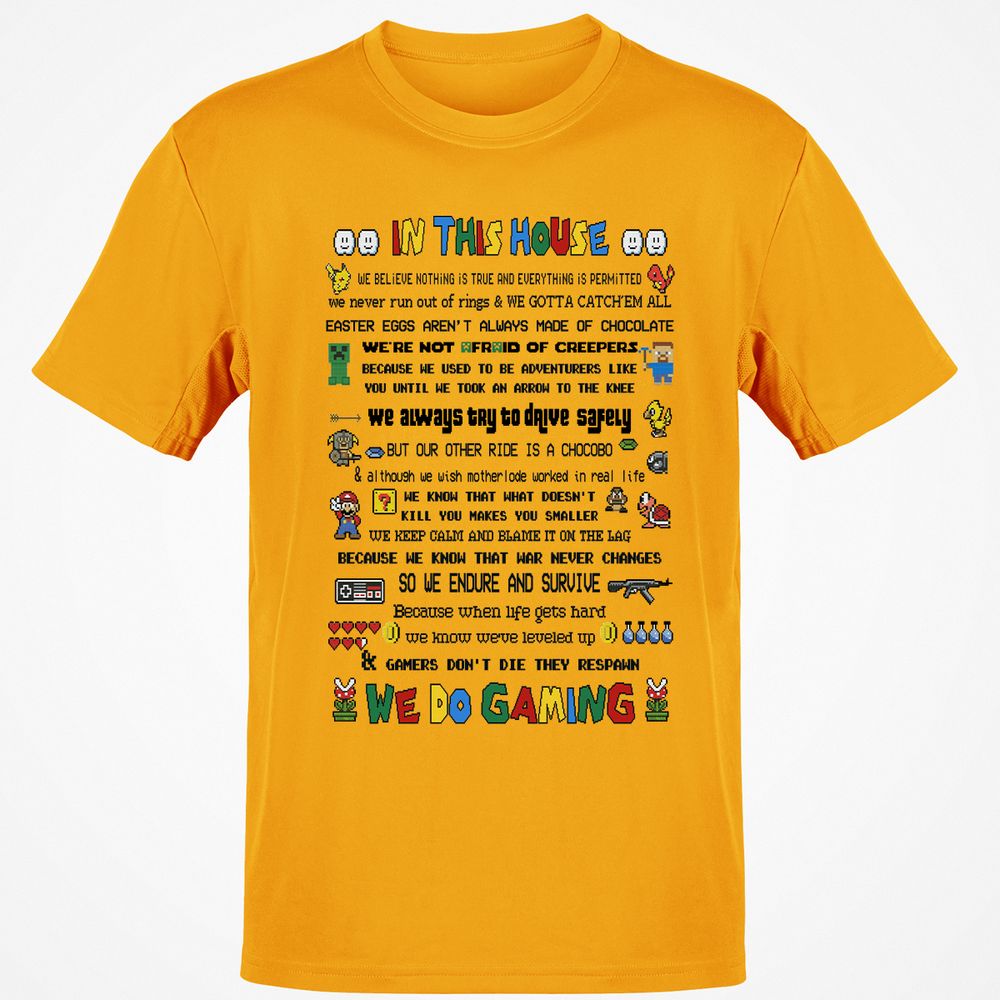 Classic Unisex T-Shirt - JVFK4642 - Gold - 4