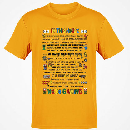 Classic Unisex T-Shirt - JVFK4642 - Gold - 4