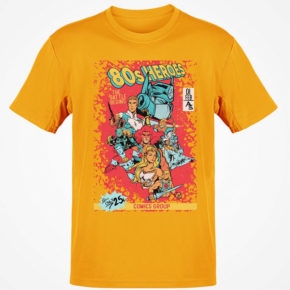 Classic Unisex T-Shirt - 6H5RB7W3 - Gold - 4