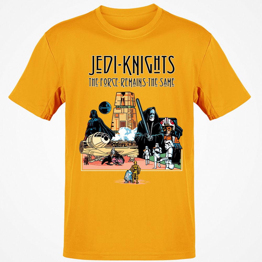 Classic Unisex T-Shirt - RKLGYRQB - Gold - 4