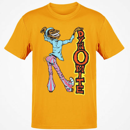 Classic Unisex T-Shirt - B5Y3DGQR - Gold - 4