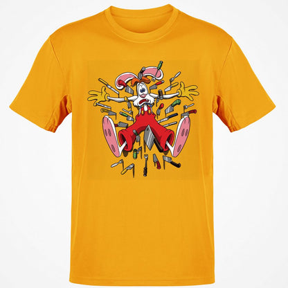 Classic Unisex T-Shirt - R8A98YEL - Gold - 4