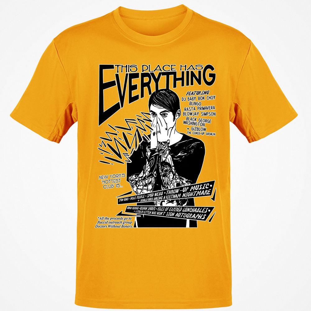 Classic Unisex T-Shirt - 3P1YU1B5 - Gold - 4