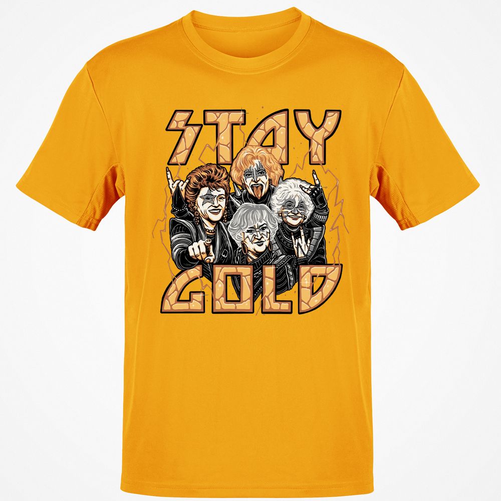 Classic Unisex T-Shirt - V6UYLSSB - Gold - 4