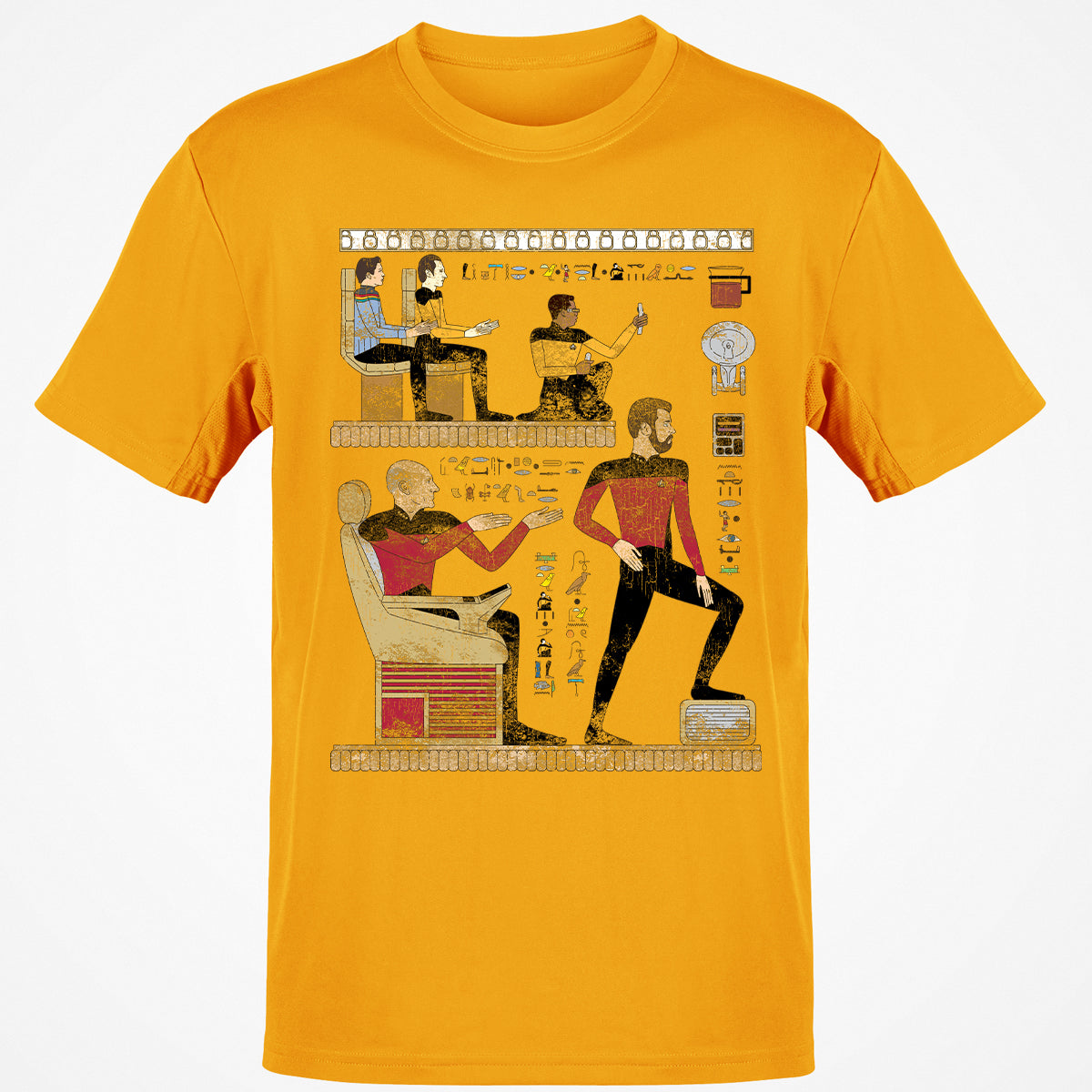 Classic Unisex T-Shirt - T394K7TR - Gold - 4