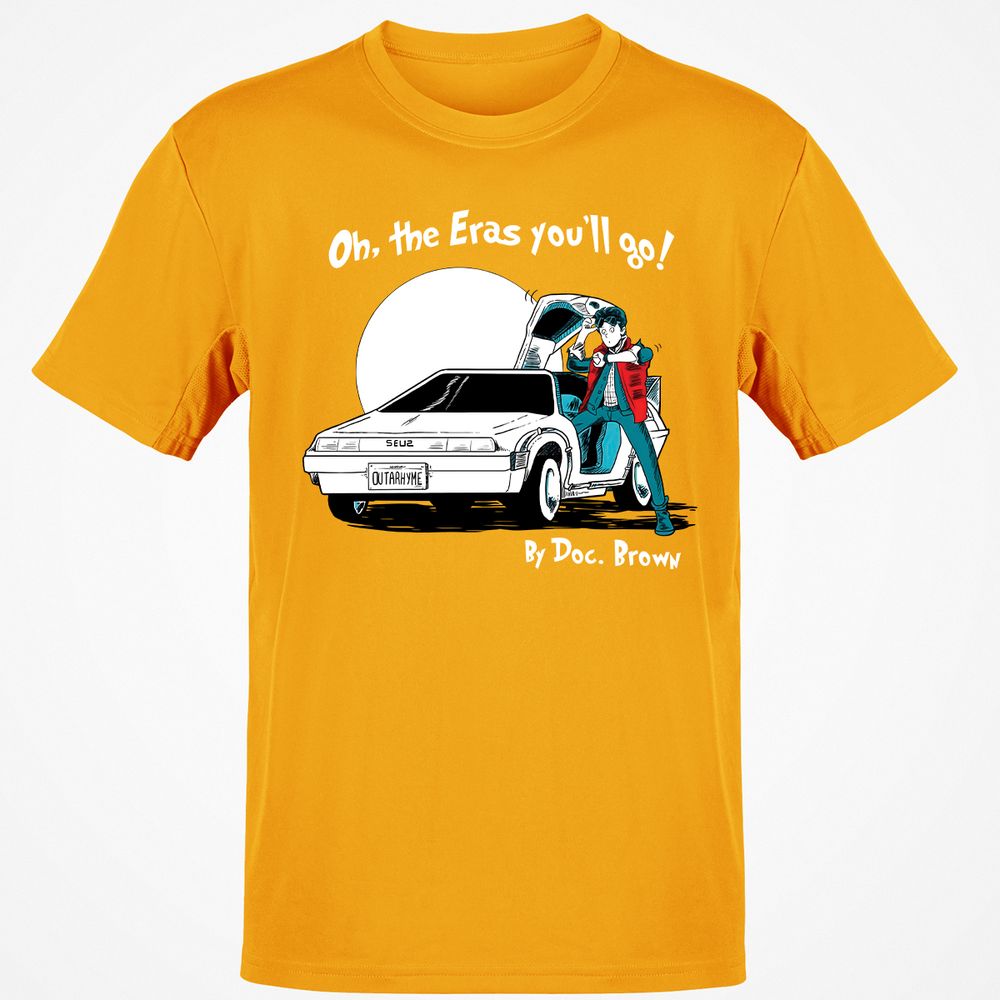 Classic Unisex T-Shirt - D9HGF7FJ - Gold - 4