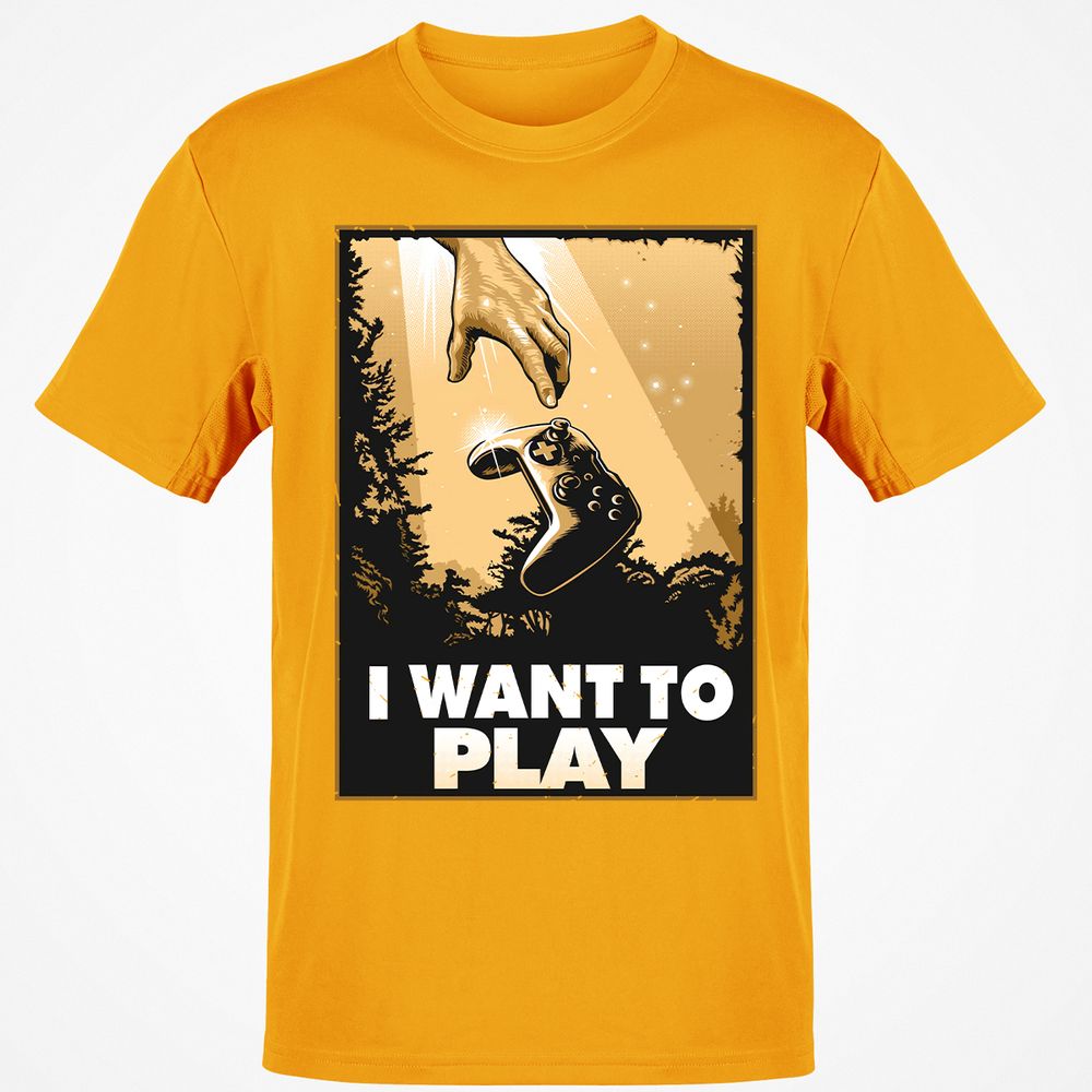 Classic Unisex T-Shirt - E7CL8MY7 - Gold - 4