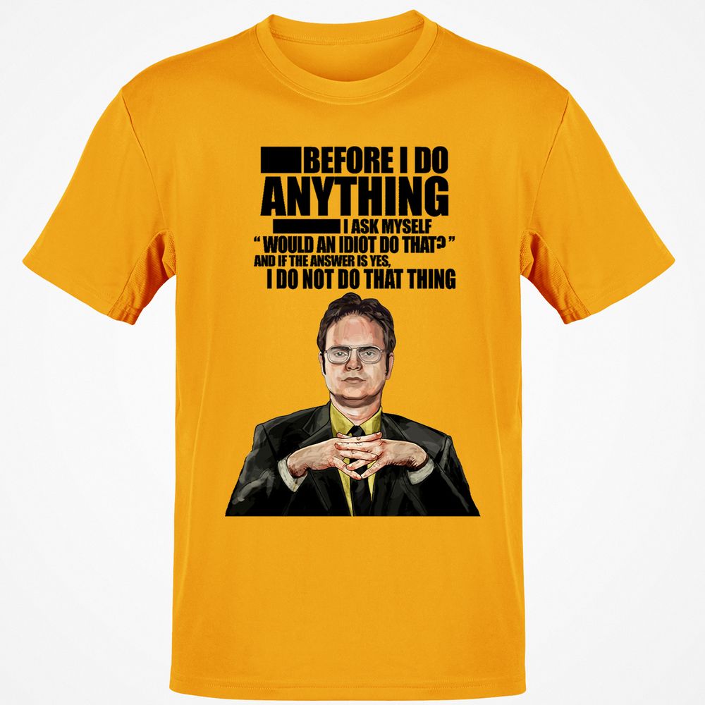 Classic Unisex T-Shirt - V2S5LW9W - Gold - 4