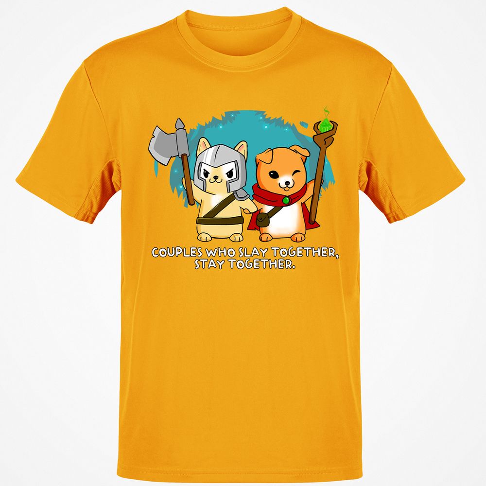 Classic Unisex T-Shirt - R2YV8DSW - Gold - 4