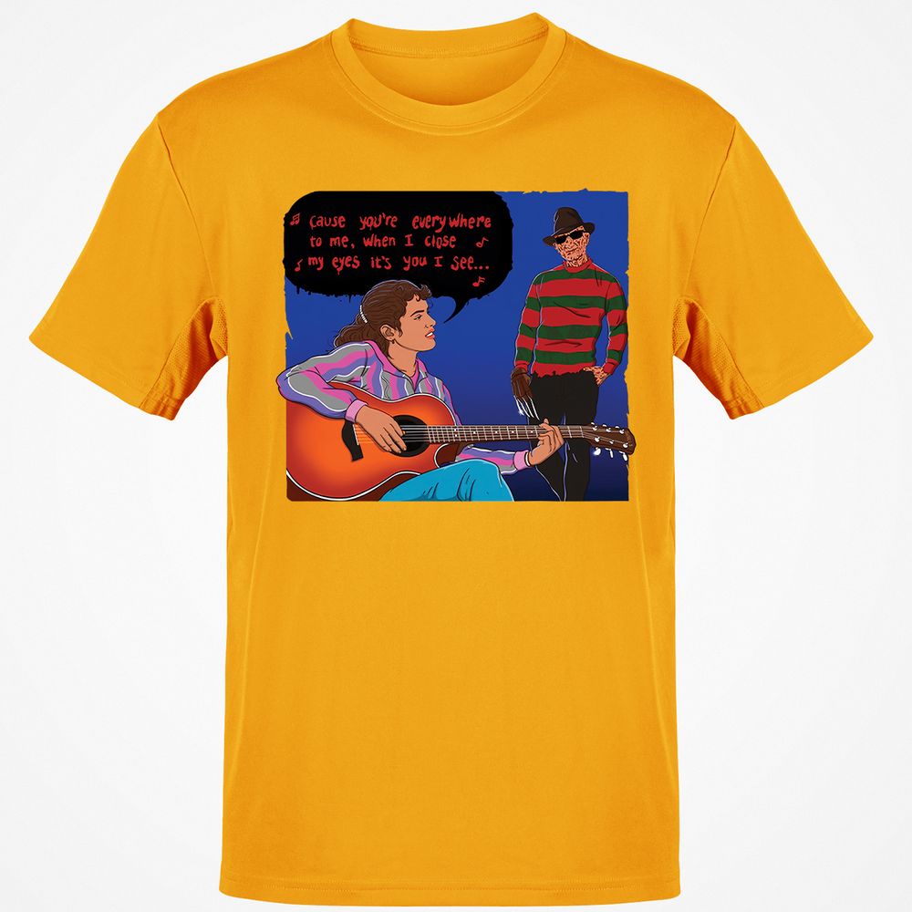 Classic Unisex T-Shirt - E5JCCXHB - Gold - 4