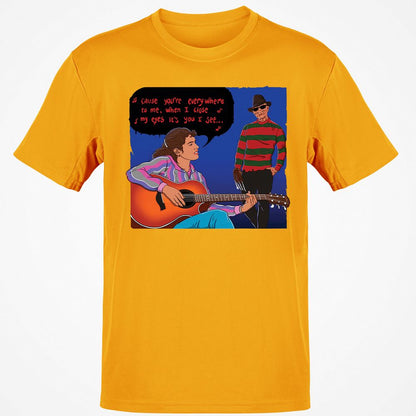 Classic Unisex T-Shirt - E5JCCXHB - Gold - 4