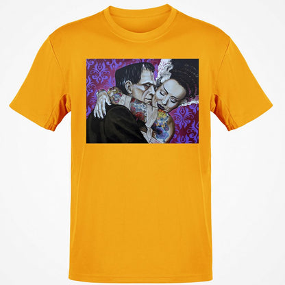 Classic Unisex T-Shirt - LL4CQGW4 - Gold - 4
