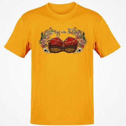 Classic Unisex T-Shirt - F13BXGX4 - Gold - 4