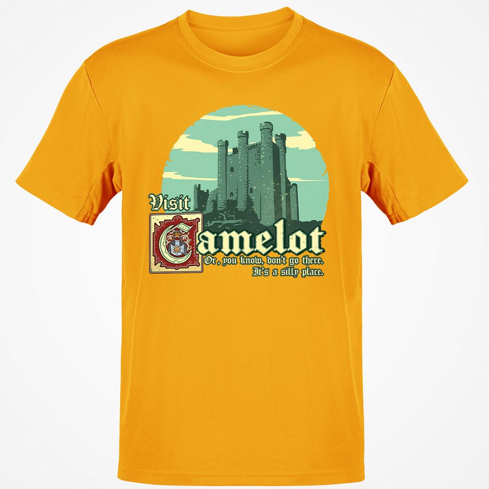 Classic Unisex T-Shirt - QT4TKWXG - Gold - 4