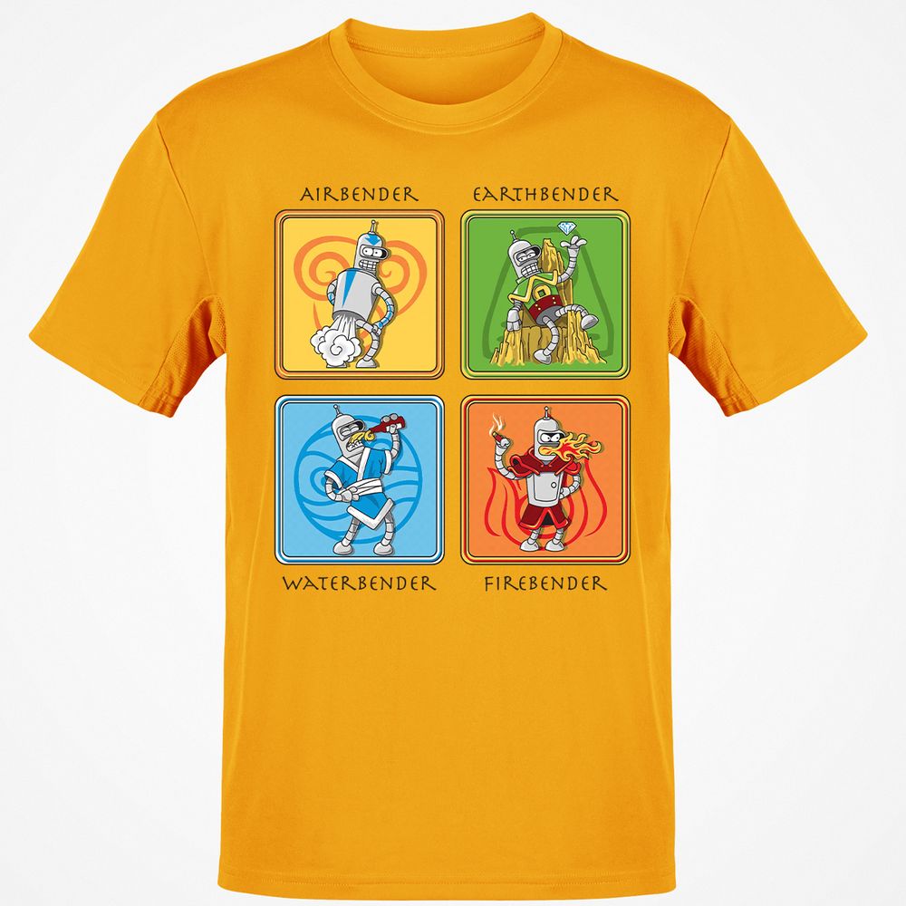 Classic Unisex T-Shirt - RE85DB6Q - Gold - 4