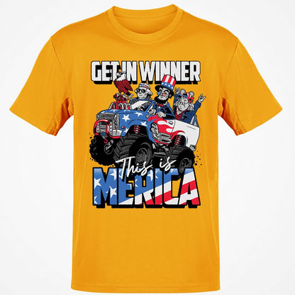Classic Unisex T-Shirt - PCCZM4CK - Gold - 4