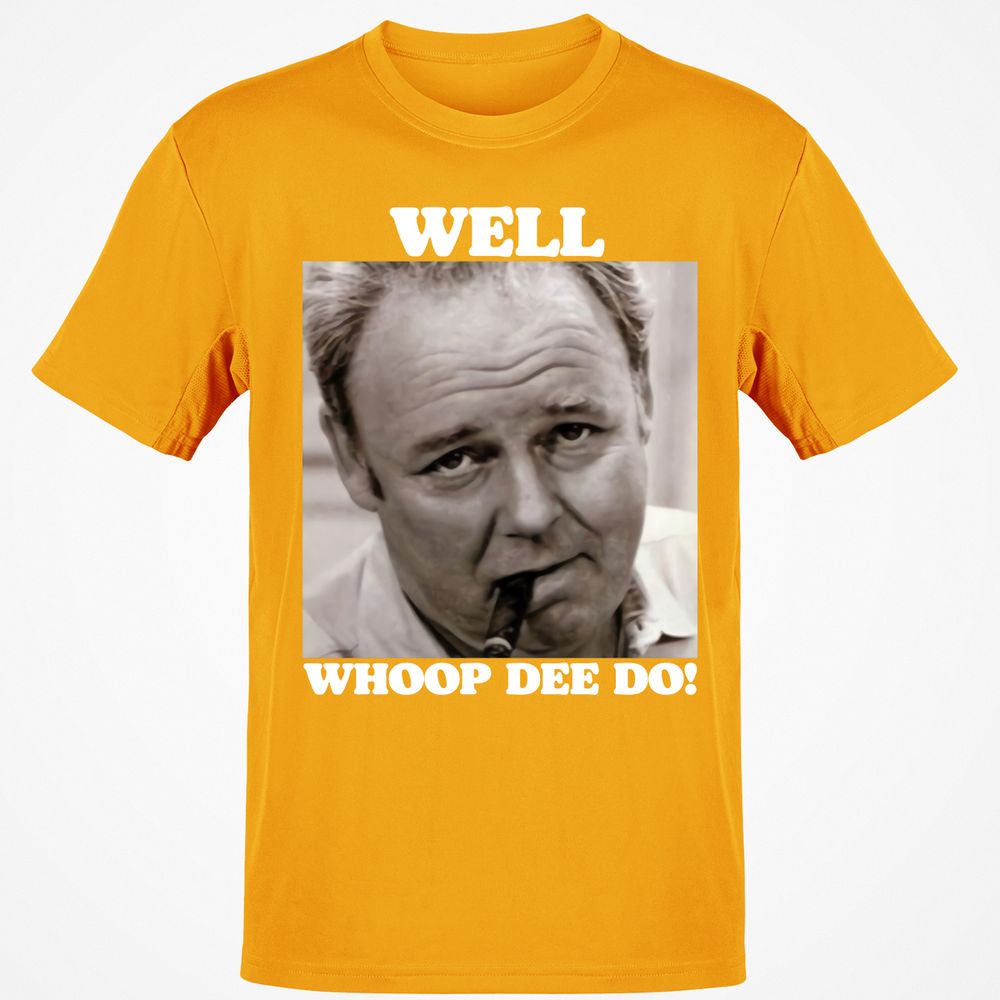 Funny 70s Tv Quote Whoop Dee Do - Gold - 4