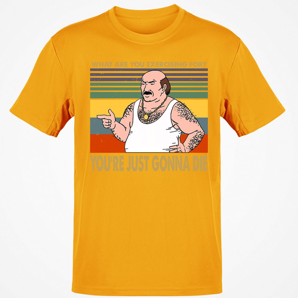 Classic Unisex T-Shirt - UXUJMTTK - Gold - 4