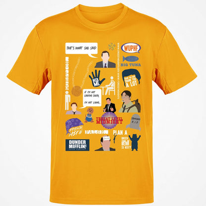 Classic Unisex T-Shirt - 3851B8NW - Gold - 4