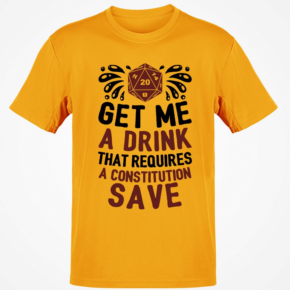 Classic Unisex T-Shirt - H9ALFT48 - Gold - 4