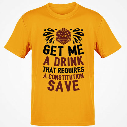 Classic Unisex T-Shirt - H9ALFT48 - Gold - 4