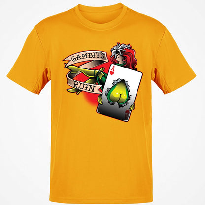 Classic Unisex T-Shirt - C83LM38J - Gold - 4