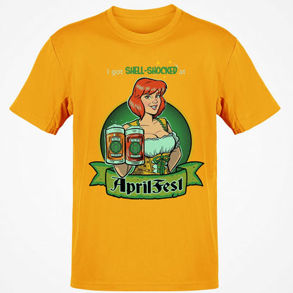 Classic Unisex T-Shirt - QQCRUPZD - Gold - 4