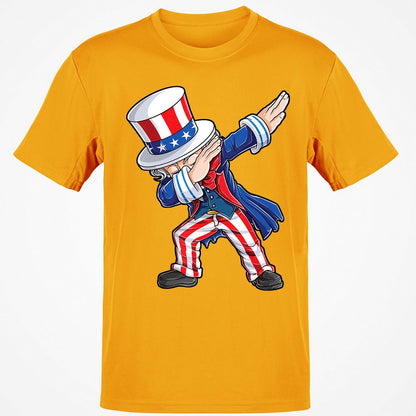 Classic Unisex T-Shirt - HYGH5RLV - Gold - 4
