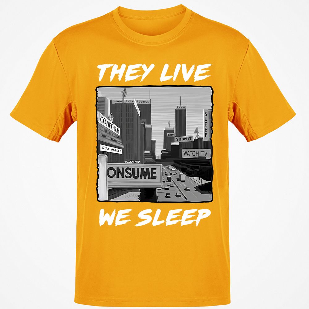 Classic Unisex T-Shirt - ZVFMG6J5 - Gold - 4