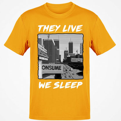 Classic Unisex T-Shirt - ZVFMG6J5 - Gold - 4