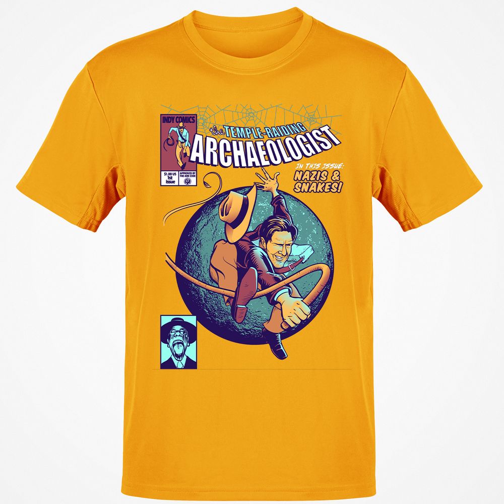 Classic Unisex T-Shirt - XHTCF1WK - Gold - 4