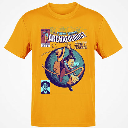 Classic Unisex T-Shirt - XHTCF1WK - Gold - 4