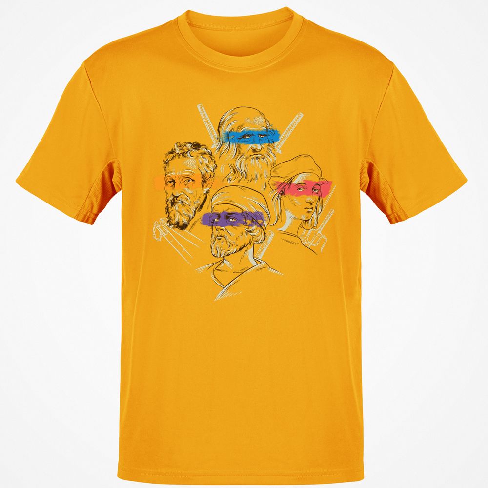 Classic Unisex T-Shirt - PW53K4LJ - Gold - 4