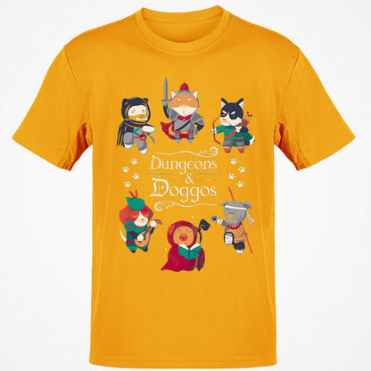 Classic Unisex T-Shirt - RYT52QD9 - Gold - 4