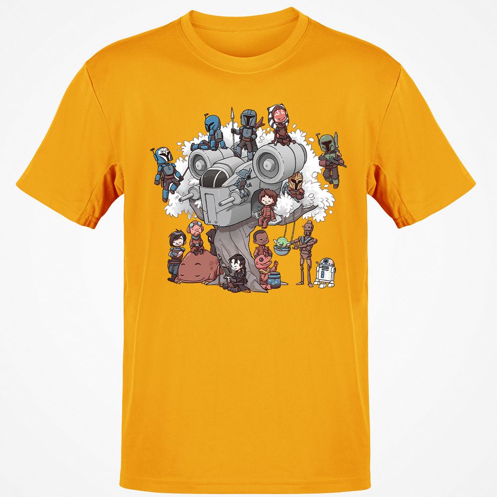 Classic Unisex T-Shirt - VHWXVRBK - Gold - 4