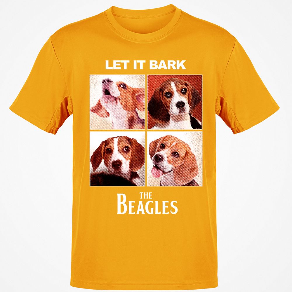 Classic Unisex T-Shirt - L2UUB52H - Gold - 4